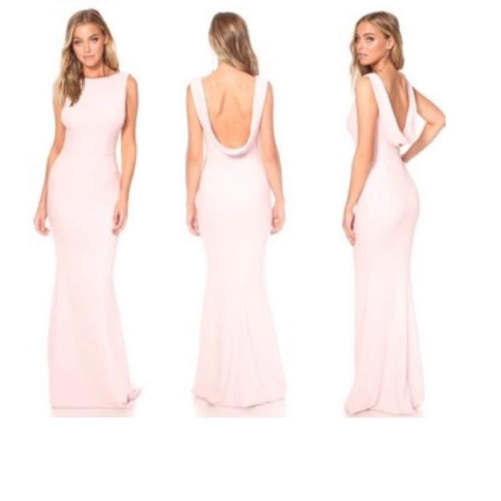 Cowl Back Dress